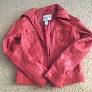 Pink Leather Jacket